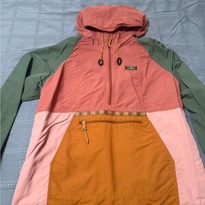 Patagonia Multicolor Hooded Jacket - Pink, Green, Orange